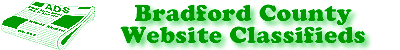 bradford County Web Classifieds